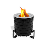 Smokeless Tabletop Fire Pit，Portable Mini Low Smoke Camping Stove for Table and Outdoor